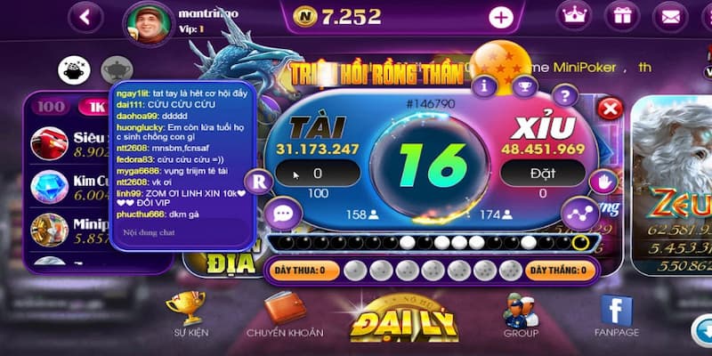Tài xỉu bum52 các hình thức cược